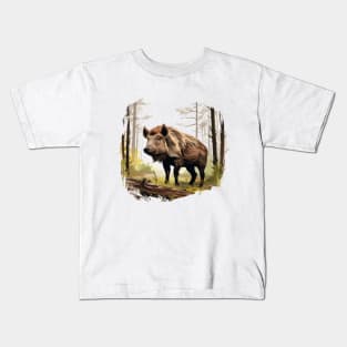 Wild Boar Kids T-Shirt